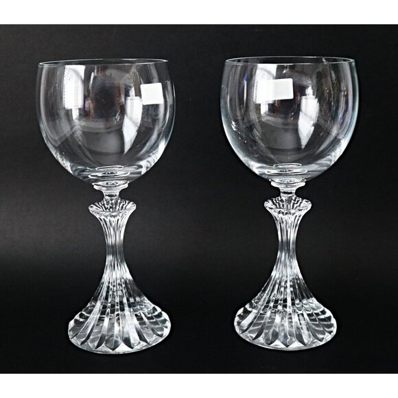 4 Vintage Mikasa Crystal THE RITZ Wine Glasses Cocktail Stemware Barware - Picture 3 of 5
